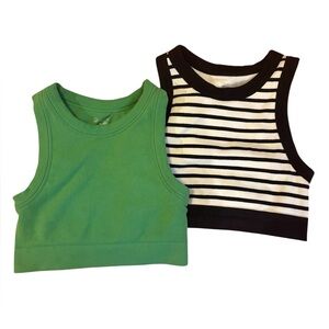 Two Aerie Seamless Bra Tank Tops